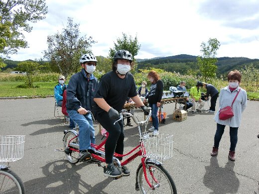 タンデム自転車サイクリング会